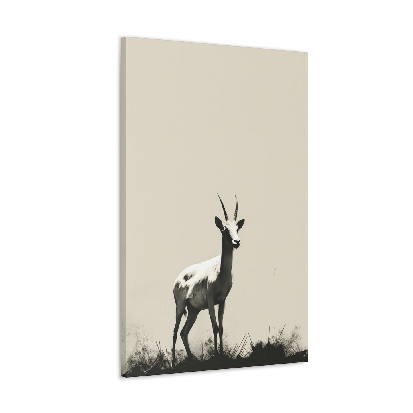 Goat Digital Illustration Canvas Gallery Wraps