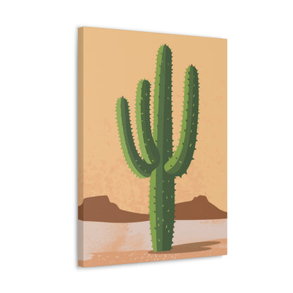 Cactus Plant - Illustration Canvas Gallery Wraps