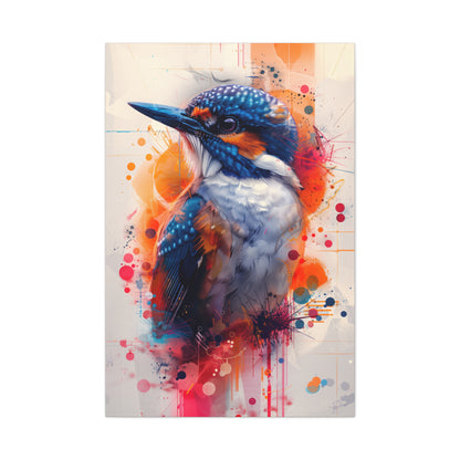 Bird - Abstract Illustration Canvas Gallery Wraps