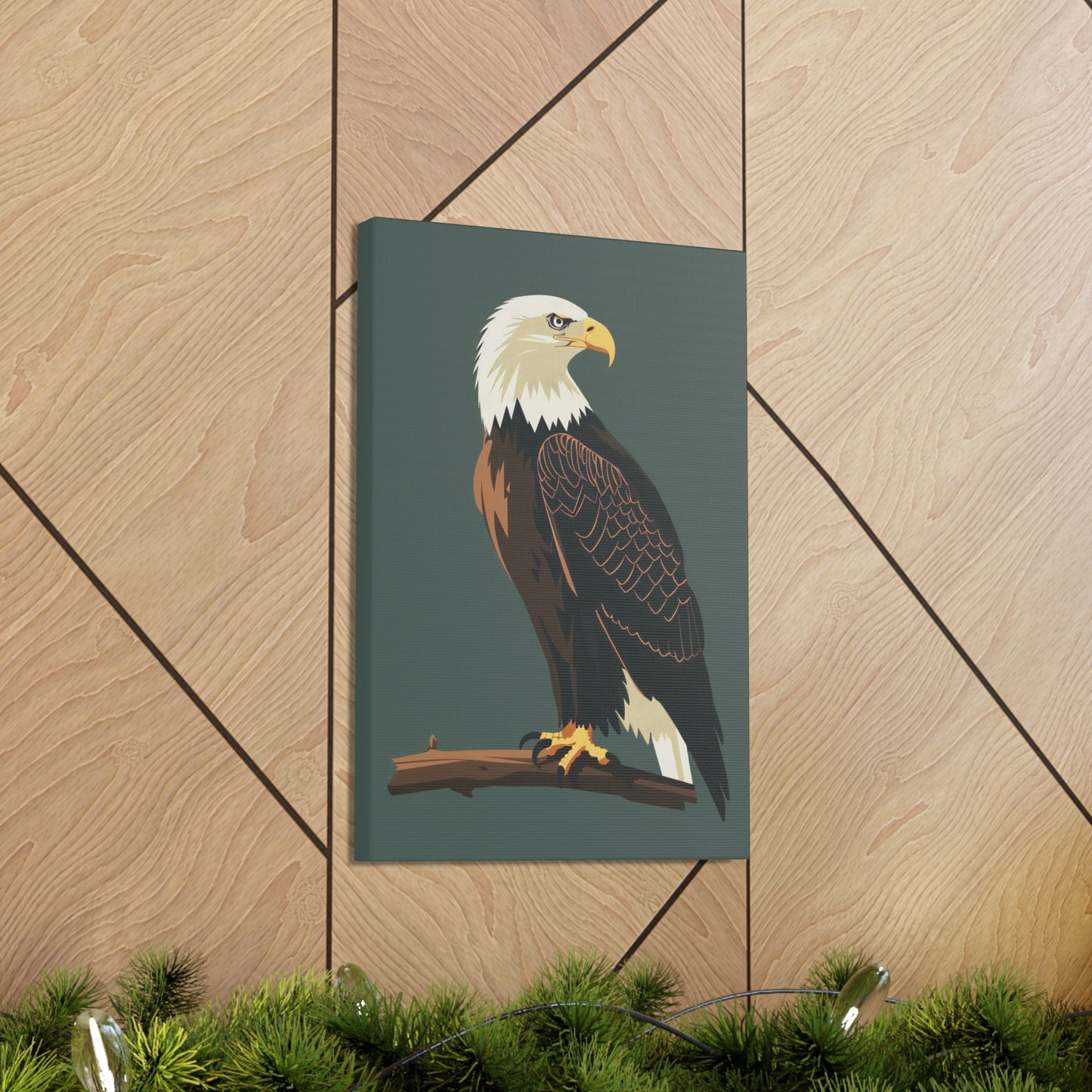 Eagle Digital Illustration Canvas Gallery Wraps