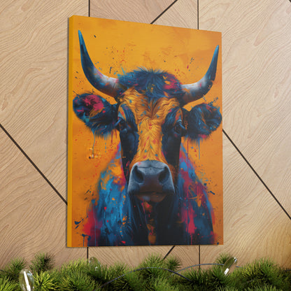 Buffalo - Illustration Canvas Gallery Wraps