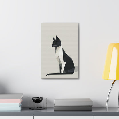 Cat - Digital Illustration Canvas Gallery Wraps