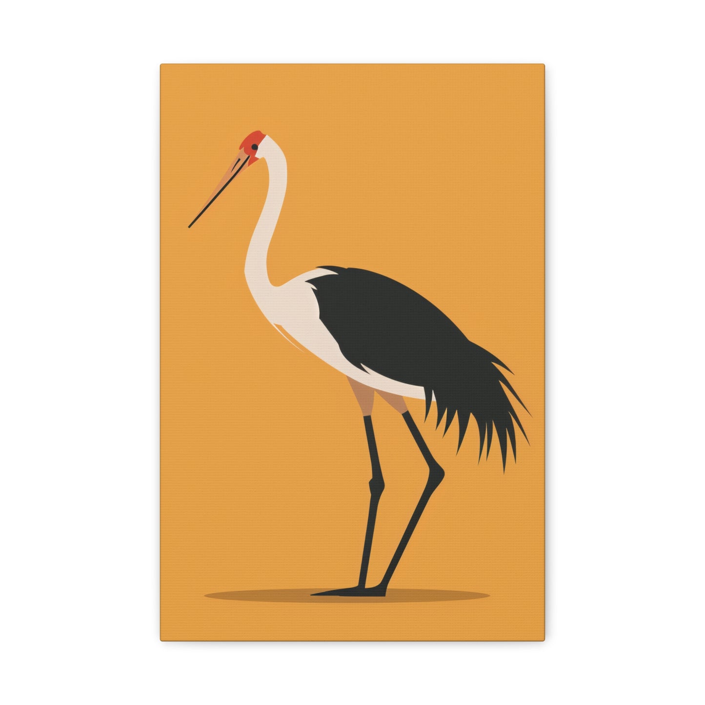 Stork Digital Illustration Canvas Gallery Wraps