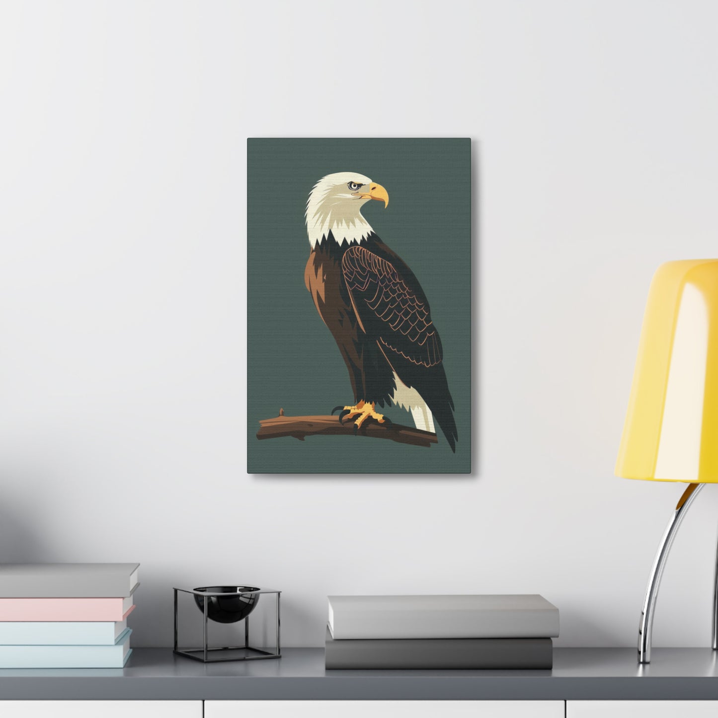 Eagle Digital Illustration Canvas Gallery Wraps