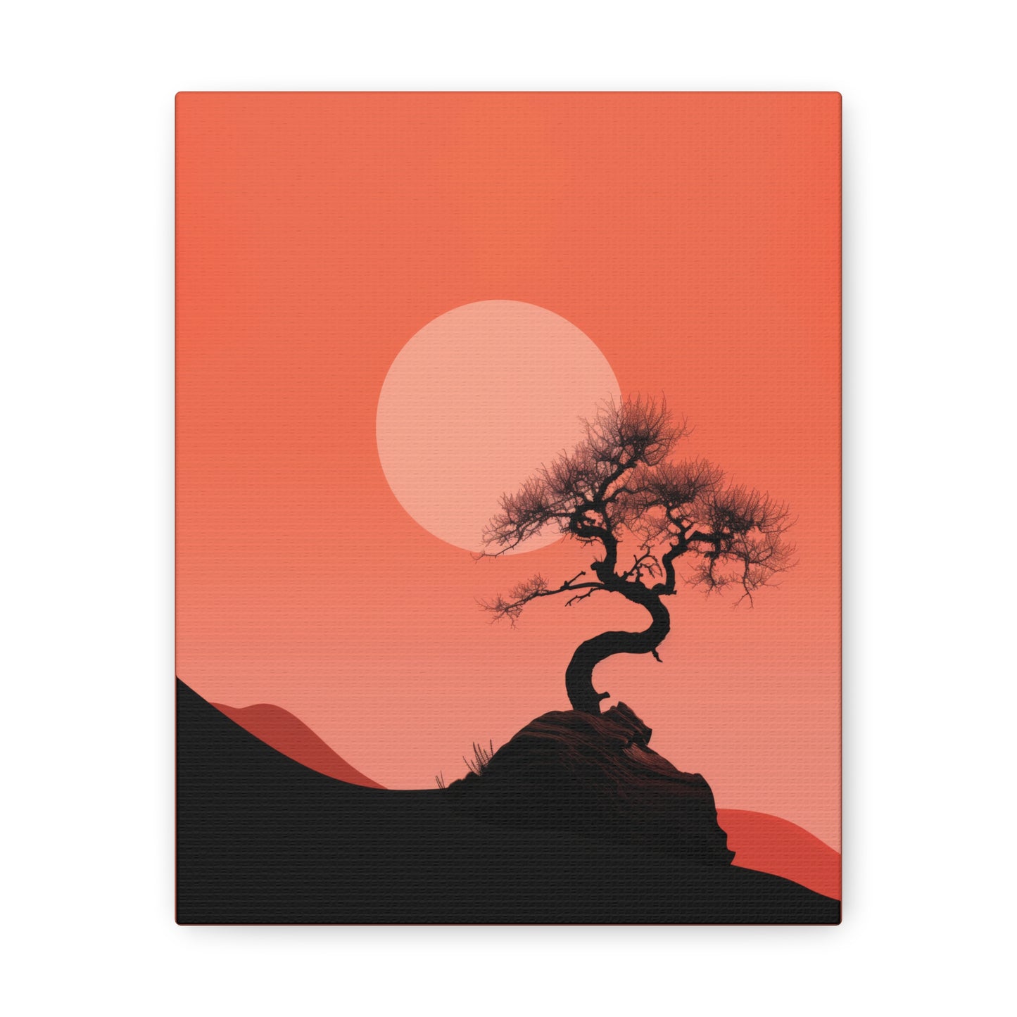 Bonsai Tree - Illustration Canvas Gallery Wraps