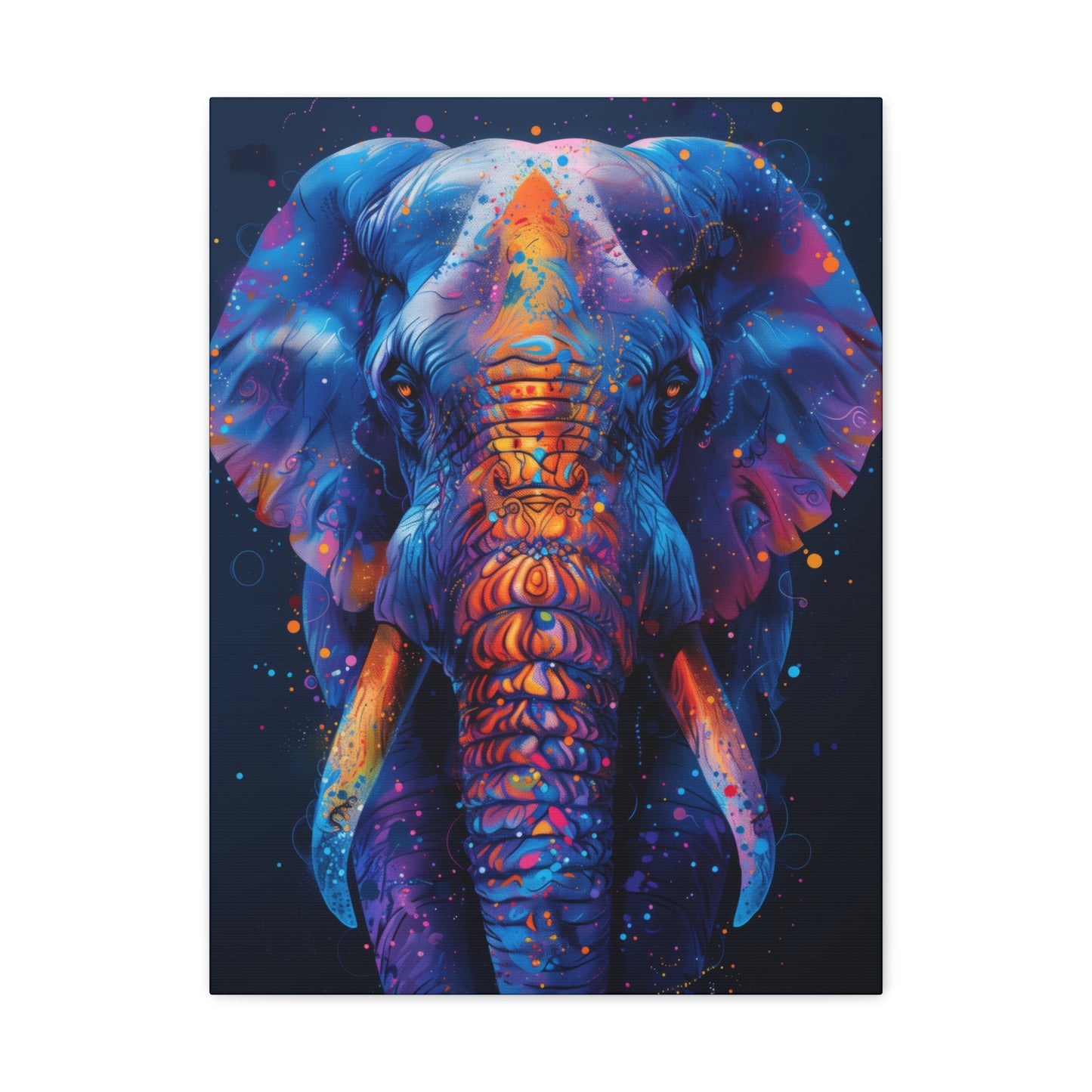 Elephant - Illustration Canvas Gallery Wraps