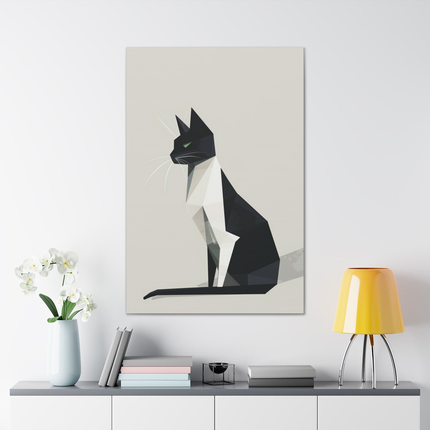 Cat - Digital Illustration Canvas Gallery Wraps