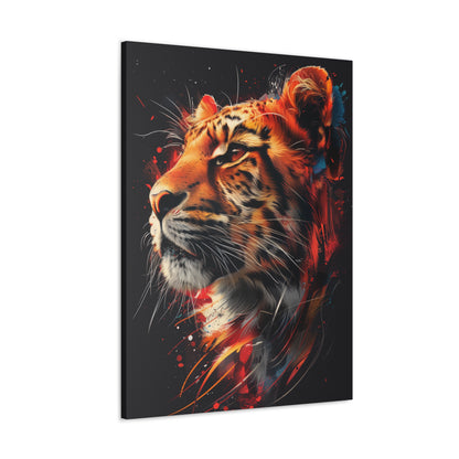 Tiger - Illustration  Canvas Gallery Wraps