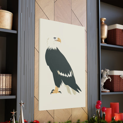 Bald Eagle Digital Illustration Canvas Gallery Wraps