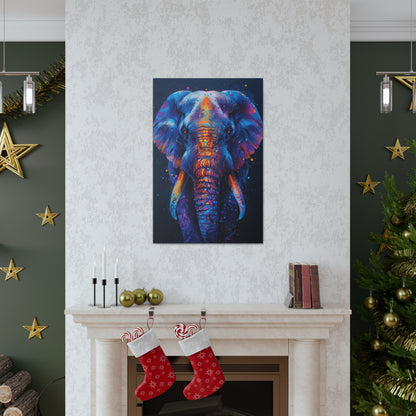 Elephant - Illustration Canvas Gallery Wraps