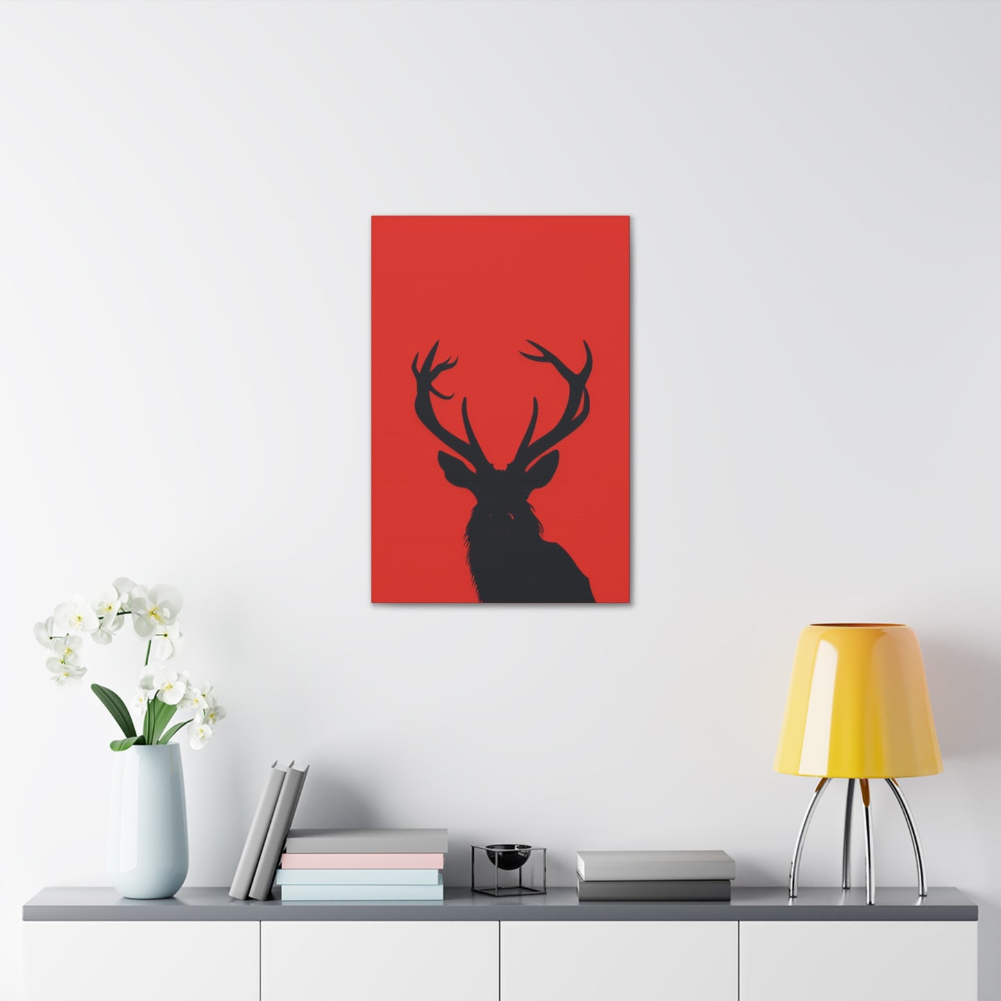 Reindeer - Digital Illustration Canvas Gallery Wraps