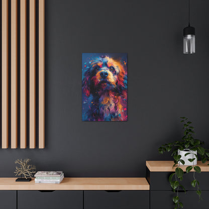 Terrier Dog - Illustration Canvas Gallery Wraps