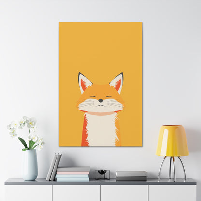 Fox Digital Illustration Canvas Gallery Wraps