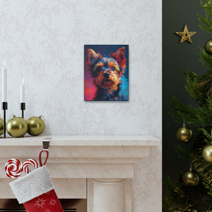 Terrier Dog - Abstract Illustration Canvas Gallery Wraps