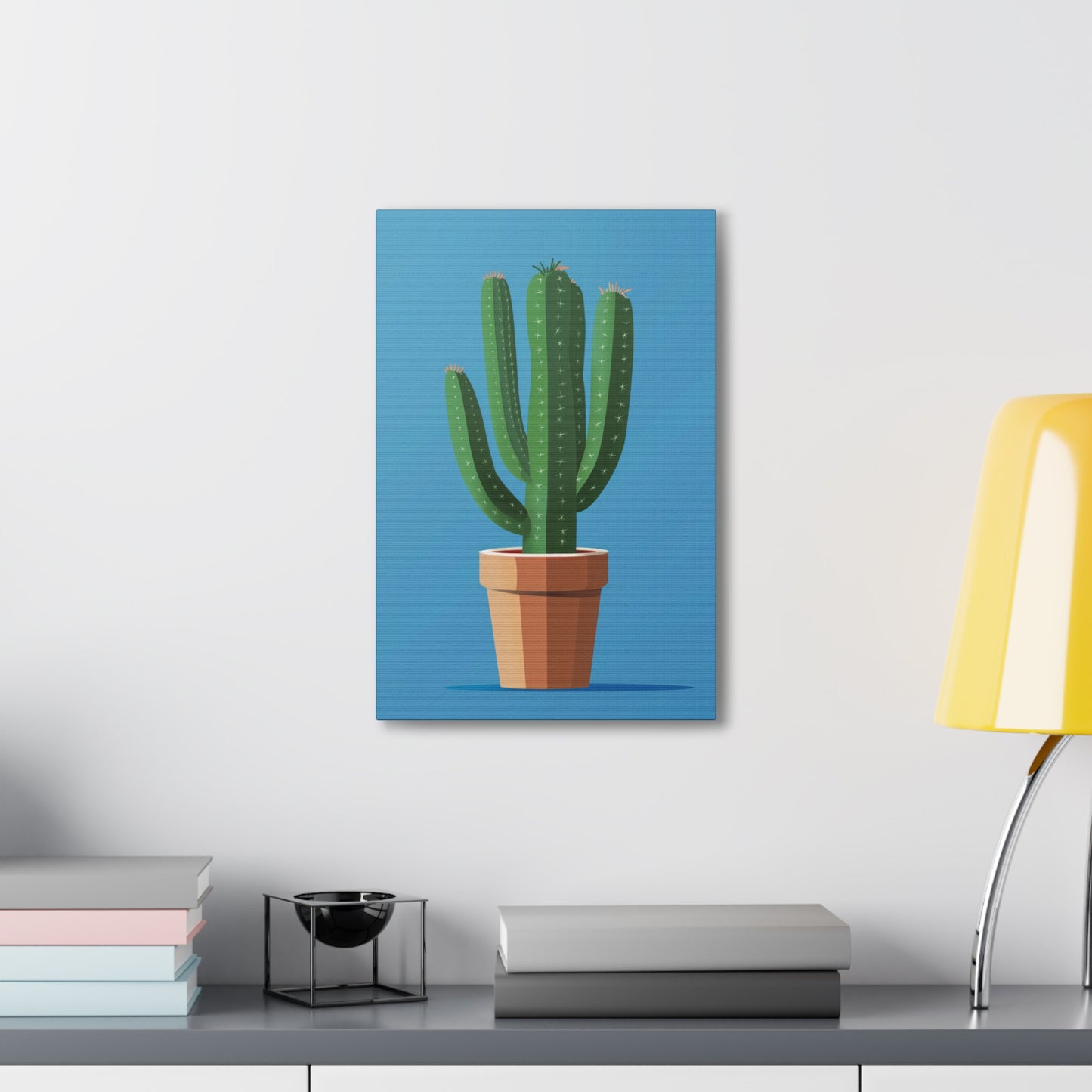 Cactus Plant - Illustration Canvas Gallery Wraps