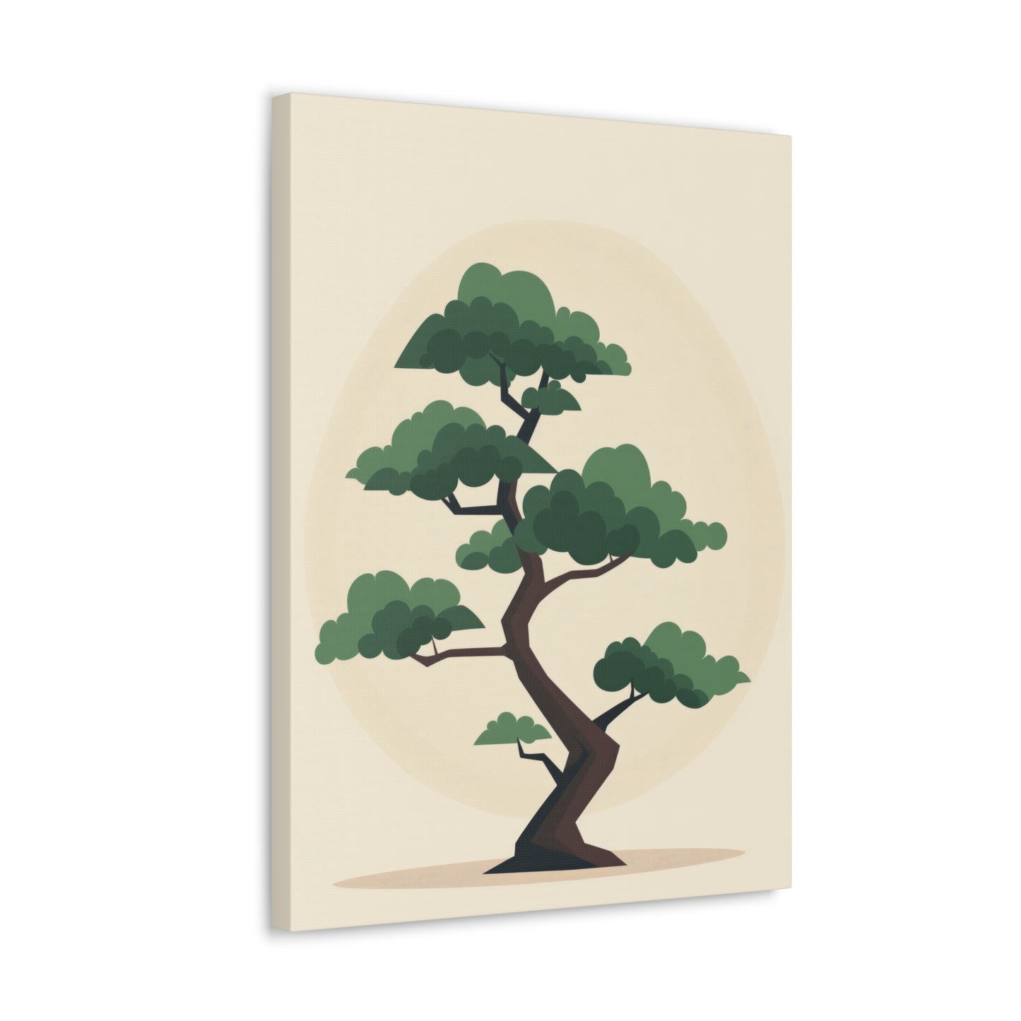 Bonsai Tree - Illustration Canvas Gallery Wraps