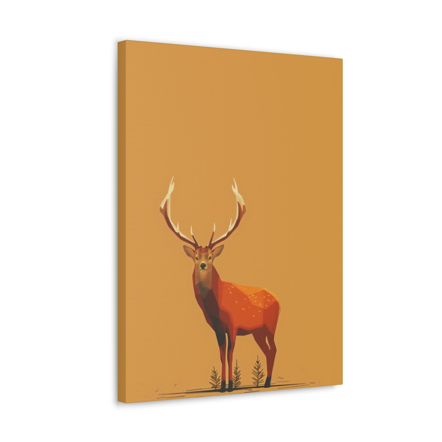 Reindeer Digital Illustration Canvas Gallery Wraps