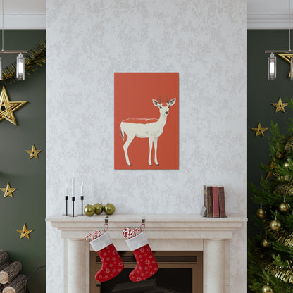 Deer Digital Illustration Canvas Gallery Wraps