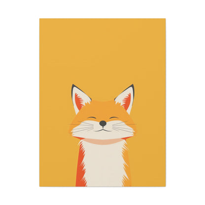 Fox Digital Illustration Canvas Gallery Wraps