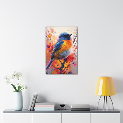 Bird - Abstract Illustration Canvas Gallery Wraps