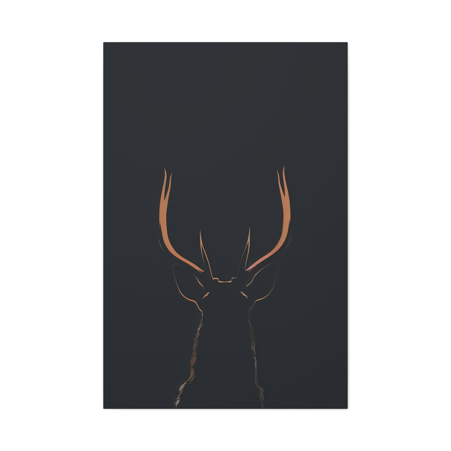 Reindeer antlers  Digital Illustration Canvas Gallery Wraps