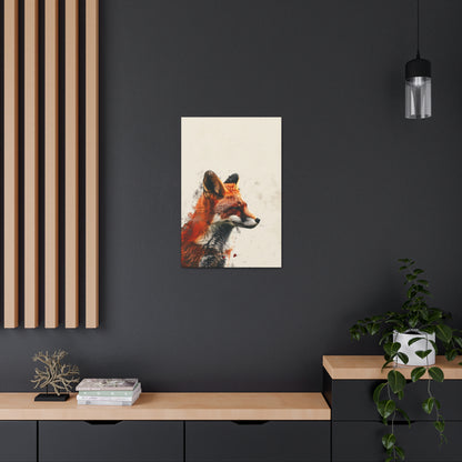 Fox Digital Illustration Canvas Gallery Wraps