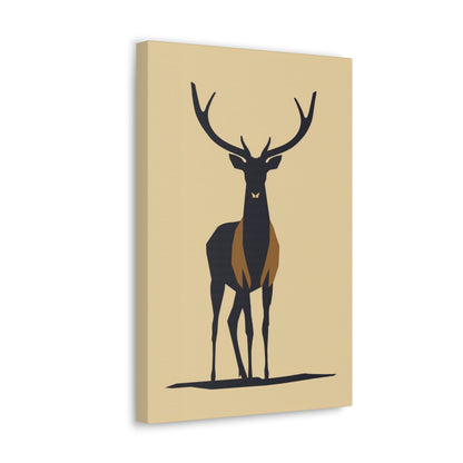 Reindeer - Digital Illustration Canvas Gallery Wraps