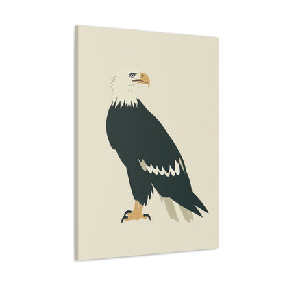 Bald Eagle Digital Illustration Canvas Gallery Wraps