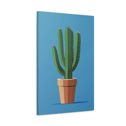 Cactus Plant - Illustration Canvas Gallery Wraps