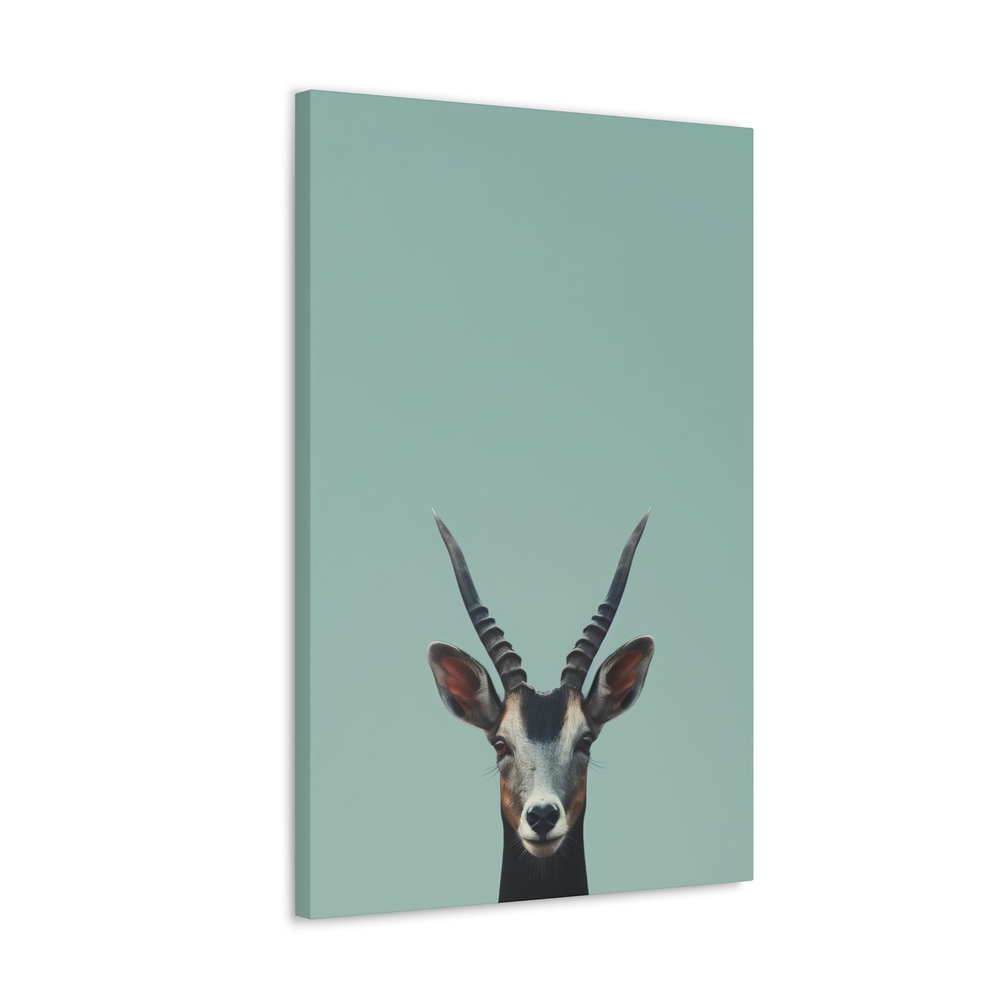 Antelope with Antlers Digital Illustration Canvas Gallery Wraps