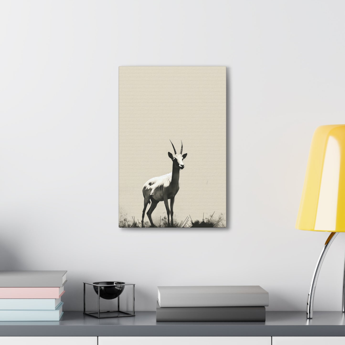 Goat Digital Illustration Canvas Gallery Wraps