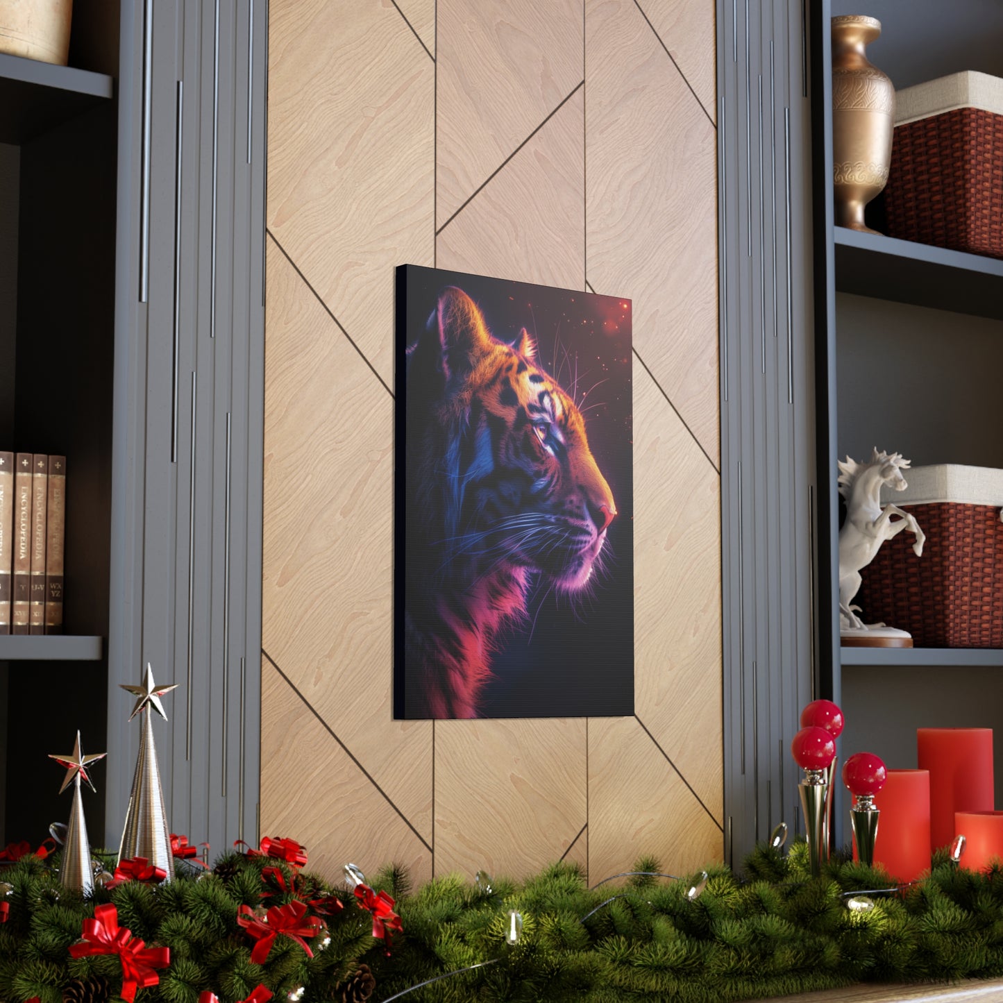 Tiger - Illustration Canvas Gallery Wraps