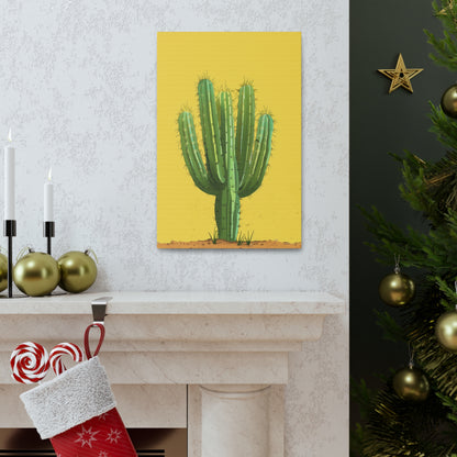 Cactus Plant - Illustration Canvas Gallery Wraps