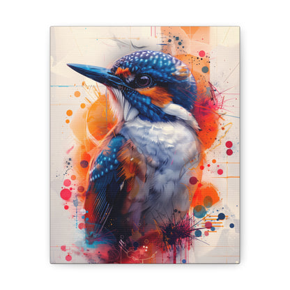 Bird - Abstract Illustration Canvas Gallery Wraps