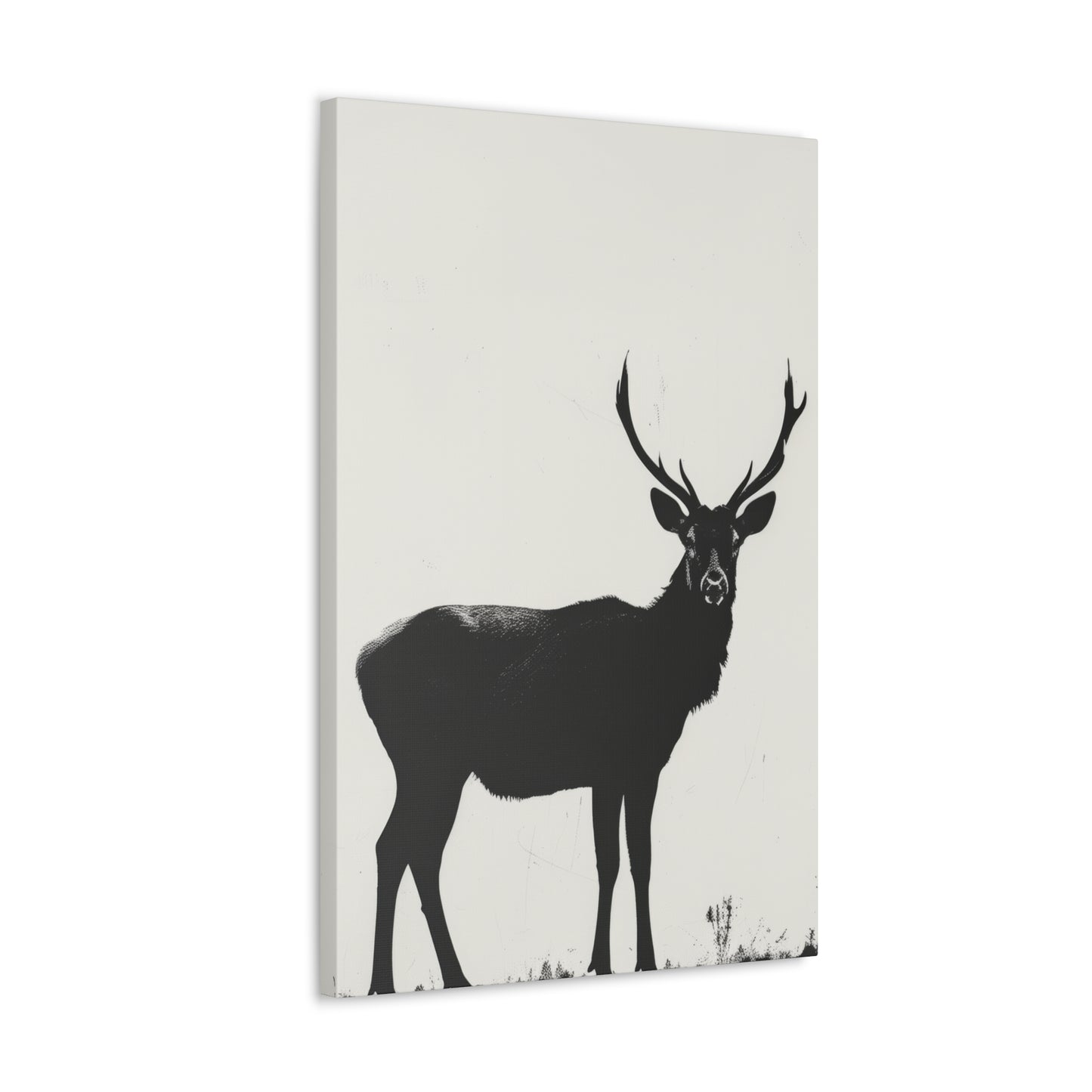 Reindeer Digital Illustration Canvas Gallery Wraps