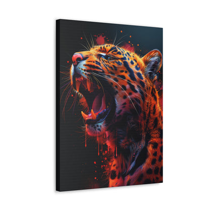 Cheetah - Illustration Canvas Gallery Wraps