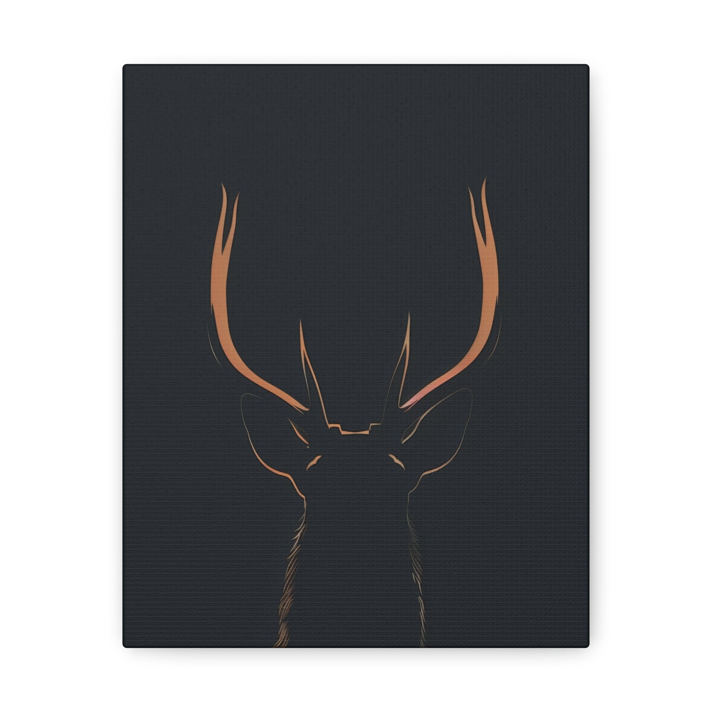 Reindeer antlers  Digital Illustration Canvas Gallery Wraps