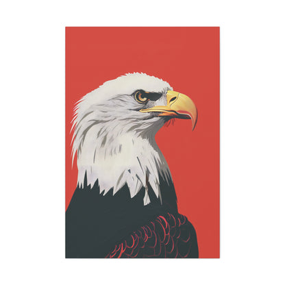 Bald Eagle Digital Illustration Canvas Gallery Wraps