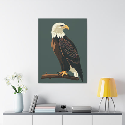 Eagle Digital Illustration Canvas Gallery Wraps