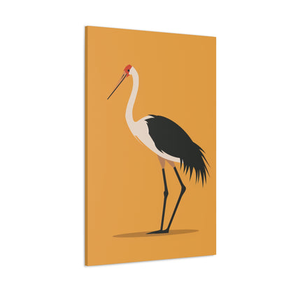 Stork Digital Illustration Canvas Gallery Wraps