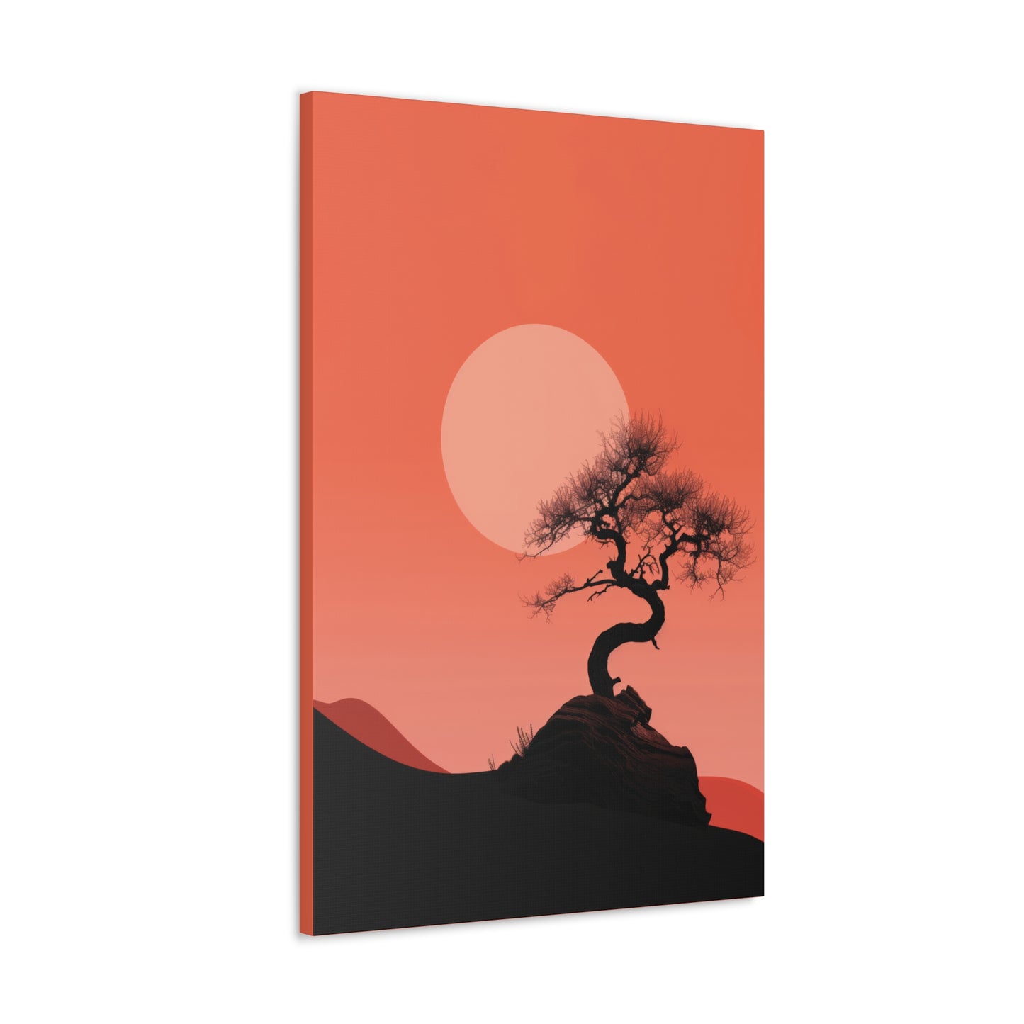 Bonsai Tree - Illustration Canvas Gallery Wraps