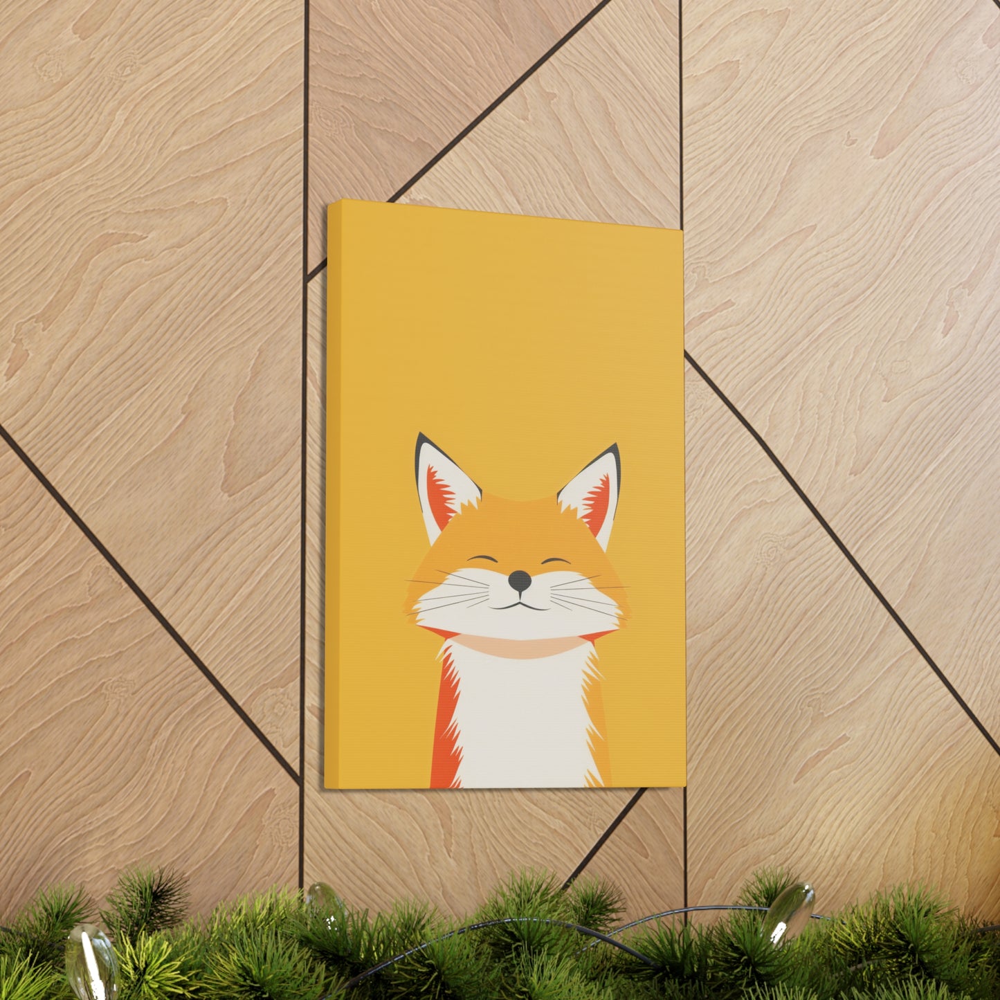 Fox Digital Illustration Canvas Gallery Wraps