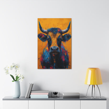 Buffalo - Illustration Canvas Gallery Wraps