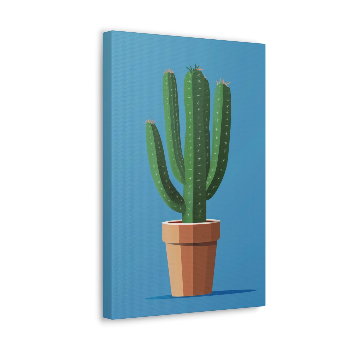 Cactus Plant - Illustration Canvas Gallery Wraps