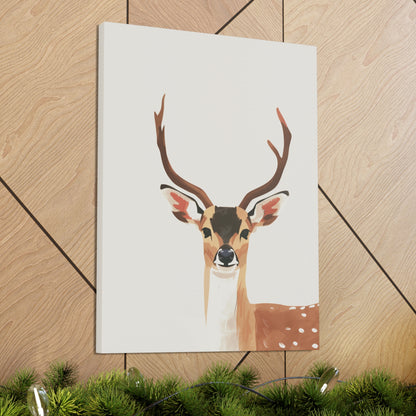 Deer Digital Illustration Canvas Gallery Wraps