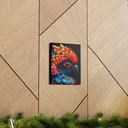 Beautiful Bird - Abstract Illustration Canvas Gallery Wraps