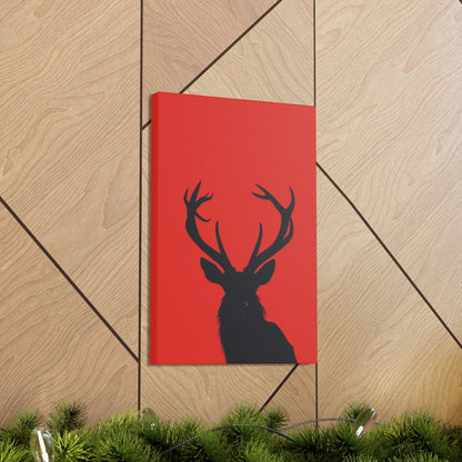 Reindeer - Digital Illustration Canvas Gallery Wraps