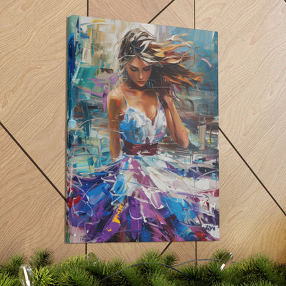 woman - Digital Print Canvas Gallery Wraps