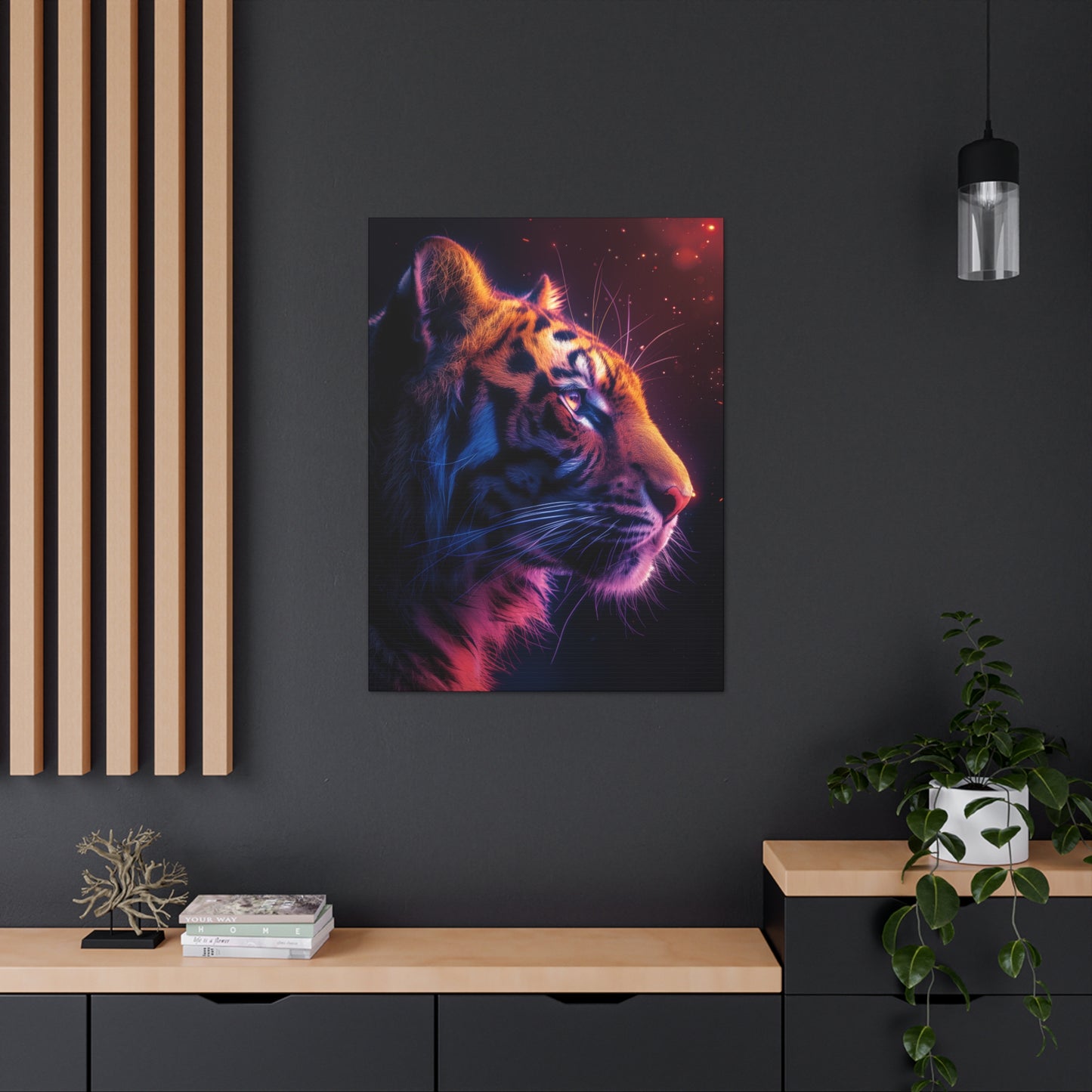 Tiger - Illustration Canvas Gallery Wraps