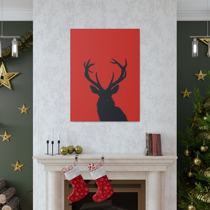 Reindeer - Digital Illustration Canvas Gallery Wraps